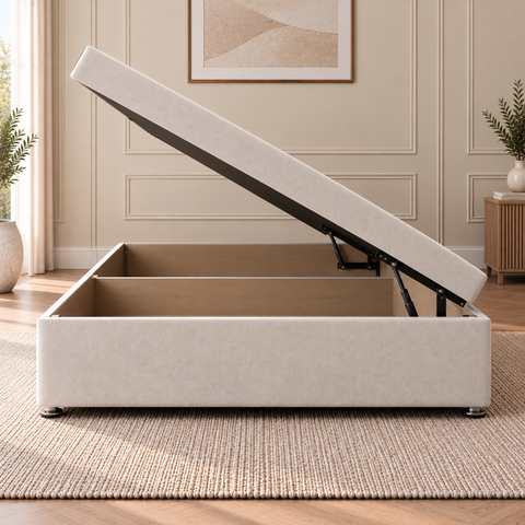 Albany Double Panel Divan Ottoman Storage Bed-Ottoman Bed-Chic Concept