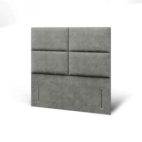 Quadrant Fabric Upholstered Bespoke Tall Floor Standing Headboard-Tall Floor Standing Headboard-Chic Concept