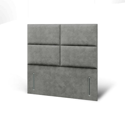 Quadrant Tall Headboard Kids Divan Bed Base with Mattress Options-Divan Bed-Chic Concept