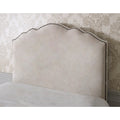 Amelia Bespoke Plain Curved Tall Headboard Kids Divan Bed Base with Mattress Options-Divan Bed-Chic Concept