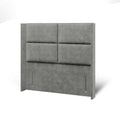 Quadrant Fabric Upholstered Serenity Winged Headboard with Ottoman Storage Bed & Mattress Options-Ottoman Bed-Chic Concept