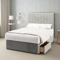 Durham Vertical Panels Fabric Upholstered Tall Headboard with Kids Divan Bed Base & Mattress Options-mws_apo_generated-Chic Concept