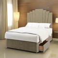 Gatsby Bespoke Vertical Panels Headboard Kids Divan Bed Bed with Mattress Options-Divan Bed-Chic Concept