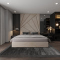 New Multi Diagonal Panels Bespoke Wall Mounted Headboard Fabric Upholstered Bed - Build Your Bed-mws_apo_generated-Chic Concept