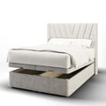 Victory Fabric Upholstered Serenity Winged Headboard with Ottoman Storage Bed & Mattress Options-Ottoman Bed-Chic Concept