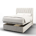 Victory Fabric Upholstered Sierra Winged Headboard with Ottoman Storage Bed & Mattress Options-Ottoman Bed-Chic Concept