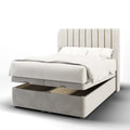 Durham Vertical Panel Gold Strip Fabric Upholstered Sierra Winged Headboard with Ottoman Storage Bed & Mattress Options-mws_apo_generated-Chic Concept