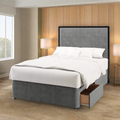 Madrid Metal Frame Border Plain Bespoke Headboard Divan Bed Base with Mattress Options-mws_apo_generated-Chic Concept