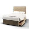 Victoria Plain Border Tall Headboard Kids Divan Bed Base with Mattress Options-Divan Bed-Chic Concept