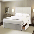 Albany Double Panel Middle Curve Wing Bespoke Headboard Divan Base Storage Bed with Mattress Options-mws_apo_generated-Chic Concept