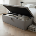 Large Cubic Ottoman Storage Box-Ottoman Box-Chic Concept