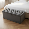 Chesterfield Border Buttoned Ottoman Storage Box-Ottoman Box-Chic Concept