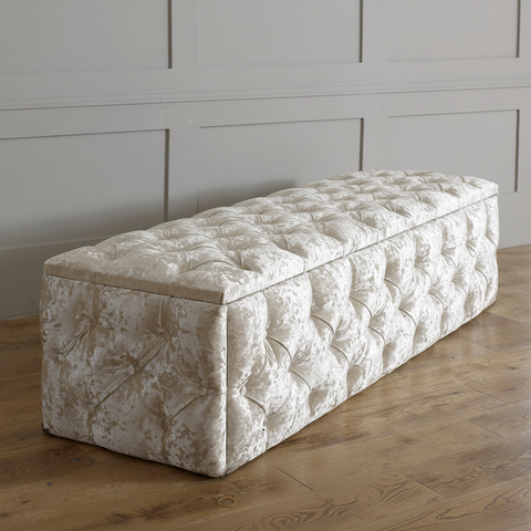 4 Sided Chesterfield Ottoman Storage Box-Ottoman Box-Chic Concept