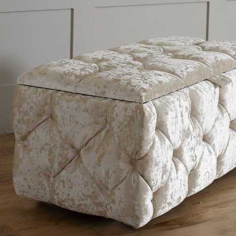 4 Sided Chesterfield Ottoman Storage Box-Ottoman Box-Chic Concept