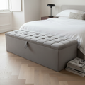 Large Cubic Ottoman Storage Box-Ottoman Box-Chic Concept