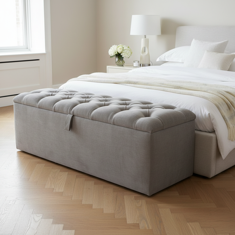 Chesterfield Ottoman Storage Box-Ottoman Box-Chic Concept