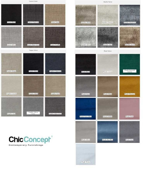 Horizontal Design Fabric Upholstered Wall Mounted Headboard Wall Panels-Wall Panels-Chic Concept