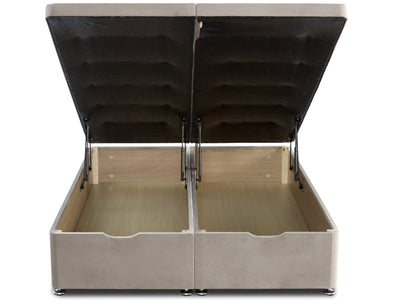 New Centered Horizontal Panel Divan Ottoman Storage Bed-Bed-Chic Concept