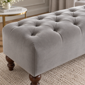Chesterfield Deep Buttoned Upholstered Footstool-Footstool-Chic Concept
