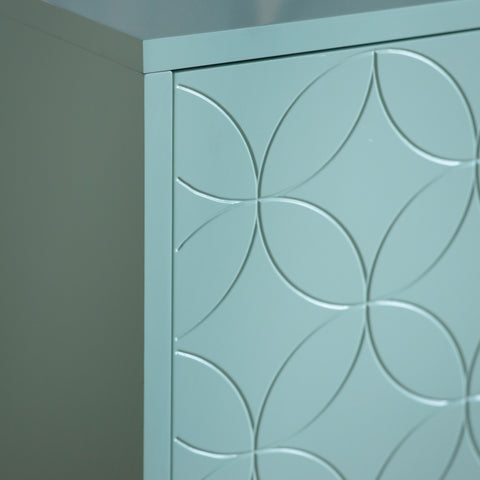 Holbrook Mint 2 Door Cabinet-Bedside Cabinet-Chic Concept