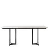 Everton Black and White Dining Table-Chic Concept