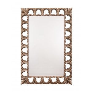Antique Silver Rectangular Wall Mirror-Rectangle Mirror-Chic Concept