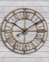 Medium Gold Iron Skeleton Wall Clock-Accessories-Chic Concept
