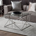 Silver Parma Glass Coffee Table-Coffee Table-Chic Concept