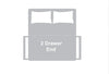 Serenity Chesterfield Wing Bespoke Divan Base Storage Bed-Bed-Chic Concept