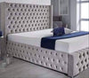 Monarch Ambassador Chesterfield Bespoke Sleigh Bed-Bed-Chic Concept