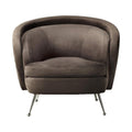 Dark Taupe Tesoro Tub Chair-Occasional Chair-Chic Concept