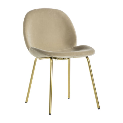 Oatmeal and Gold Flanagan Dining Chair-Dining Chairs-Chic Concept