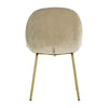 Oatmeal and Gold Flanagan Dining Chair-Dining Chairs-Chic Concept