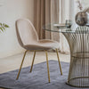 Oatmeal and Gold Flanagan Dining Chair-Dining Chairs-Chic Concept