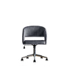 Murray Charcoal Velvet Swivel Chair-Occasional Chair-Chic Concept