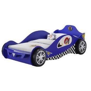 Children's 3FT Single Kids McLaren F1 Blue Racing Car Bed Frame & Mattress-Children's Bed-Chic Concept