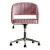 Murray Pink Velvet Swivel Chair-Occasional Chair-Chic Concept