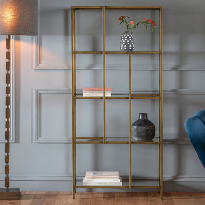 Bronze Rothbury Open Display Unit-Occasional Furniture-Chic Concept