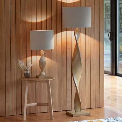 Natural Oak Abia Table Lamp-Table Lamp-Chic Concept