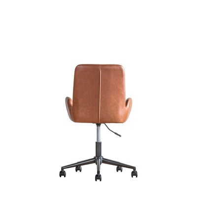 Faraday Brown Swivel Chair-Occasional Chair-Chic Concept