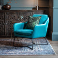 Teal Lucca Chair-Occasional Chair-Chic Concept