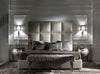 New Large Cubic Panels Wall Mounted Headboard Fabric Upholstered Bed - Build Your Bed-Bed-Chic Concept