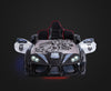 NYPD Police 3FT Single Children's Novelty Black & White Racing Car Bed with LED Lights, Sound & Bluetooth-Children's Bed-Chic Concept