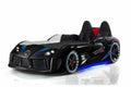 GT Turbo Children's Novelty Kids Black Racing Car Bed - 3FT Single-Children's Bed-Chic Concept