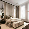 Vertical Design Fabric Upholstered Wall Mounted Headboard Wall Panels-Headboard-Chic Concept