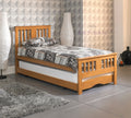 Oak Wooden Guest Bed-Wooden Bed-Chic Concept