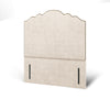 Amelia Bespoke Plain Curved Tall Headboard Divan Bed Base with Mattress Options-Divan Bed-Chic Concept