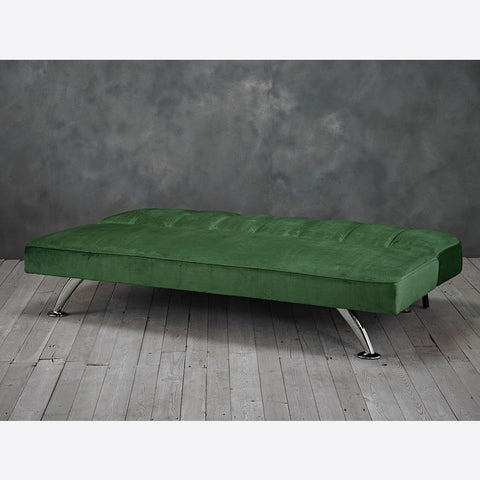 Brighton Green Velvet Sofa Bed-Sofa Bed-Chic Concept