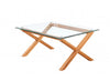 Cadiz Oak & Glass Coffee Table-Coffee Table-Chic Concept