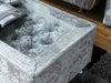 Bespoke UK Made Chesterfield Deep Buttoned Glass Coffee Table-Coffee Table-Chic Concept